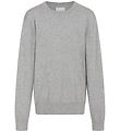 Grunt Blússa - GrCarl - Prjónað - Grey Melange