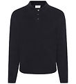 Grunt Bluse - Grau - Strick - Black