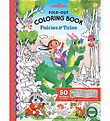 Eeboo Fold Out Colouring Book w. Stickers - Fairies And Fairy Ta