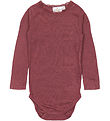 The New Siblings Bodysuit L/æ - Rib - TnsKrista - Crushed Berry