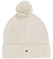 Tommy Hilfiger Mütze - Strick - Essential Pom Pom - Zeitungspapi