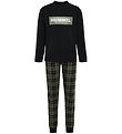 Hummel Pyjama Set - 2 Parts - HmlNolan - Black/Army