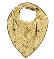 Katvig Teething Bib - Mustard w. Stars