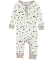 Katvig Strampler - Wolle - Off White m. Ameisen
