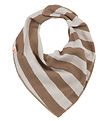 Katvig Babylätzchen - Braun/Beige gestreift