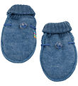 Joha Mittens - Wool - 2-layer - Denim Blue
