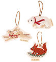 Filibabba Christmas Decorations-Set - Nordic Animals - 3 pcs - W