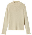Name It Blouse - Knitted - NkfRia - Summer Sand/Silver Lurex M G