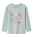 Name It Blouse - NmfVix - Gray Mist/Good Day