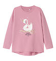 Name It Blouse - Mauve Orchid/Swan