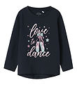 Name It Blouse - NmfVix - Dark Sapphire/Love To Dance