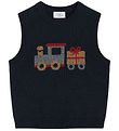 Hust and Claire Waistcoat - Knitted - Perry - Navy