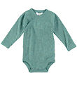 Joha Wrap Bodysuit L/æ - Wool - Green