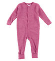 Joha Pyjamapak m. Voeten - Wol - Framboos Rood