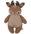 Konges Sløjd Rattle - Reindeer - Brown