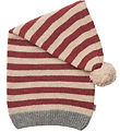 Wheat Weihnachtsmütze - Strick - Rot Stripe