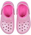 Crocs Sandals w. Lining - Classic+ Lined Glitter Clog K - Pink T