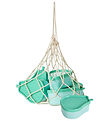 Rice Voedselcontainer - 6-pack - Peervorm - 7x5,5 cm - Groen
