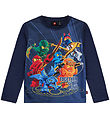 LEGO® Ninjago Blouse - LWTano 701 - Dark Navy w. Print