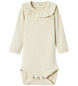 Lil' Atelier Bodysuit L/æ - NbfSaba - Turtledove