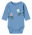 Name It Bodysuit L/æ - NmbLillo - Coronet Blue