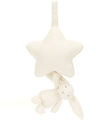Jellycat Musical Mobile w. Star - 30x20 cm - Bashful Cream Bunny