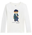 Polo Ralph Lauren Bluse - Weiß m. Kuscheltier