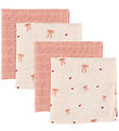 Cam Cam Waschlappen - 4er-Pack - Schleifen
