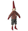 Maileg Elf boy - Size2 - Green Pants/Check Blouse