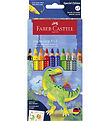 Faber-Castell Colouring Pencils - 10 pcs - Jumbo Grip Dino
