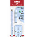 Faber-Castell Pencil set - Grip Jumbo - 3 Parts - Sky Blue