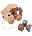 Filibabba Pull Along Toy - Wood - Henning the hedgehog