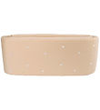 Filibabba Bed Bumper - 340x30 cm - Warm Grey/Embroidered The wha