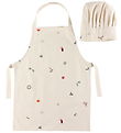 Filibabba Apron Og Kokkehue - Wonderful Winter w. Embroidery