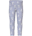 Leggings Name It - NmfDavina - Islandais Blue/Cygnes