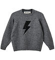 Sofie Schnoor Blússa - Prjónað - Ull - Dark Grey