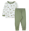 Joha Schlafanzug - 2-teilig - Bambus - Off White m. Print