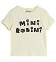 Mini Rodini T-shirt - Cats - Offwhite