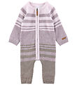 Name It Jumpsuit - Wool - NbfWriss - Purple Dove w. Stripes