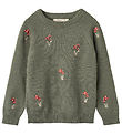 Fliink Blouse - Knitted - Benna Mushroom - Beetle