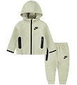 Nike Sweat Set - Cardigan/Sweatpants - Olive Aura