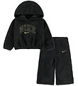 Nike Setti - Huppari/Housut - Musta/Gold
