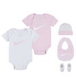Nike GiftBox - Body k/æ/Krabbelschuhe/Mütze/Babylätzchen - Rosa