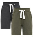 Minymo Sweat Shorts - 2-Pack - Beetle