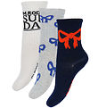 Mini Rodini Socken - 3er-Pack - Bow - Multi