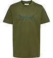 Hummel Stuttermabolur - hmlJr Base - Winter Moss