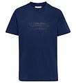 Hummel T-shirt - hmlJr Base - Dress Blue