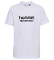 Hummel Stuttermabolur - hmlJr Base - White