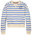 Tommy Hilfiger Blússa - New York - Calico Grunnur Blue Stafa Str