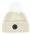 GANT Beanie - Knitted - Wool - Pom Pom - Cream